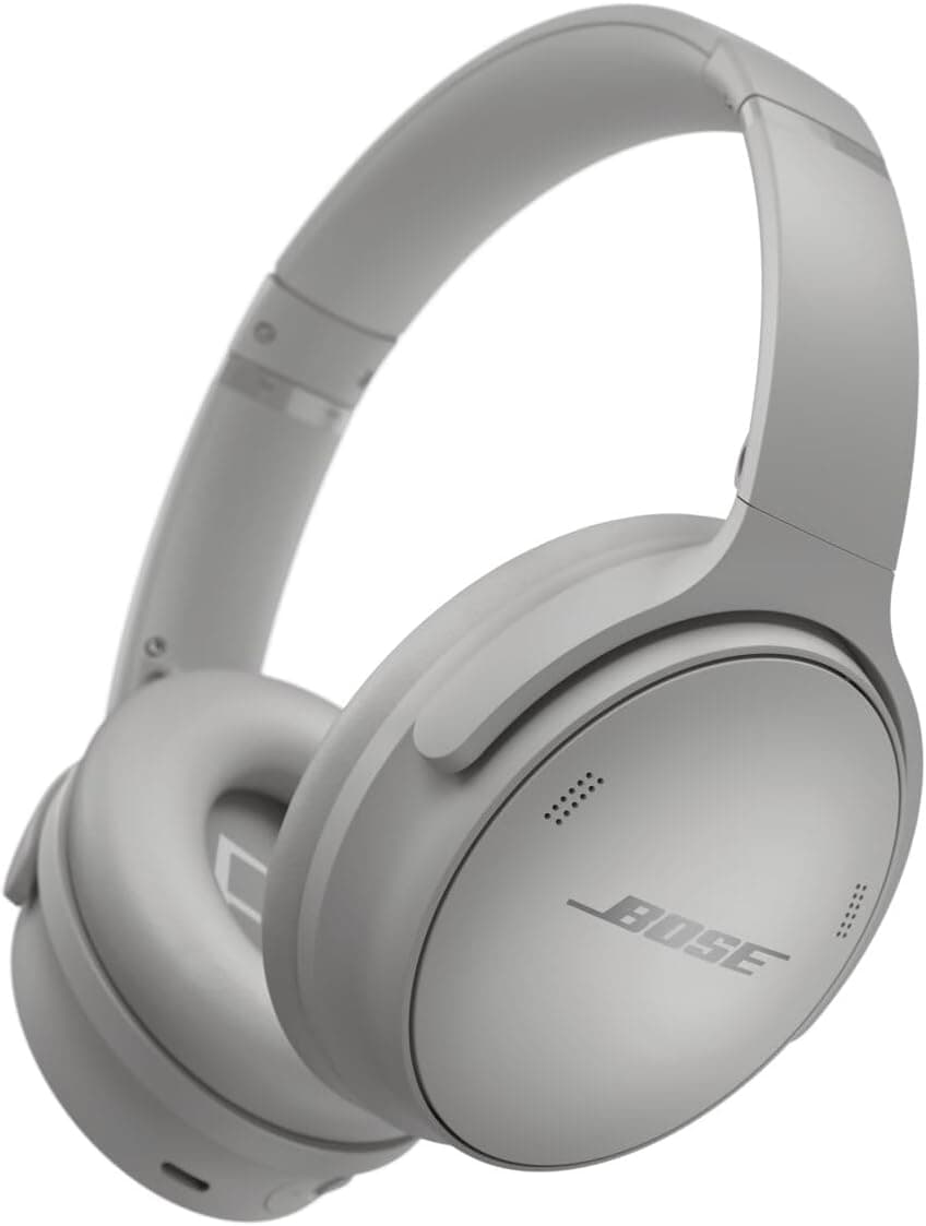 Amazon.com: Bose QuietComfort Headphones - Wireless Bluetooth Headphones, Active Over Ear Noise Cancelling and Mic, USB-C Charging, Deep Bass, Up to 24 Hours of Playtime, Moonlight Grey - Limited Edition Color : Electronics