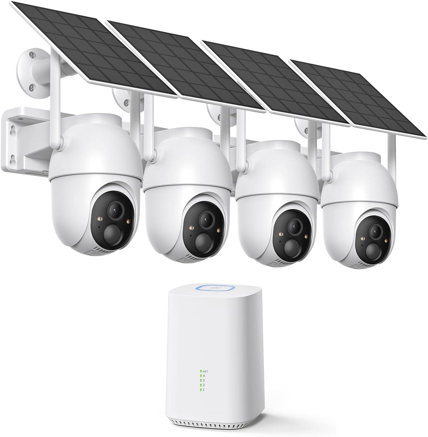 ELYSOO 2K/4MP Home Security Camera System, 2.4G & 5GHz Wi