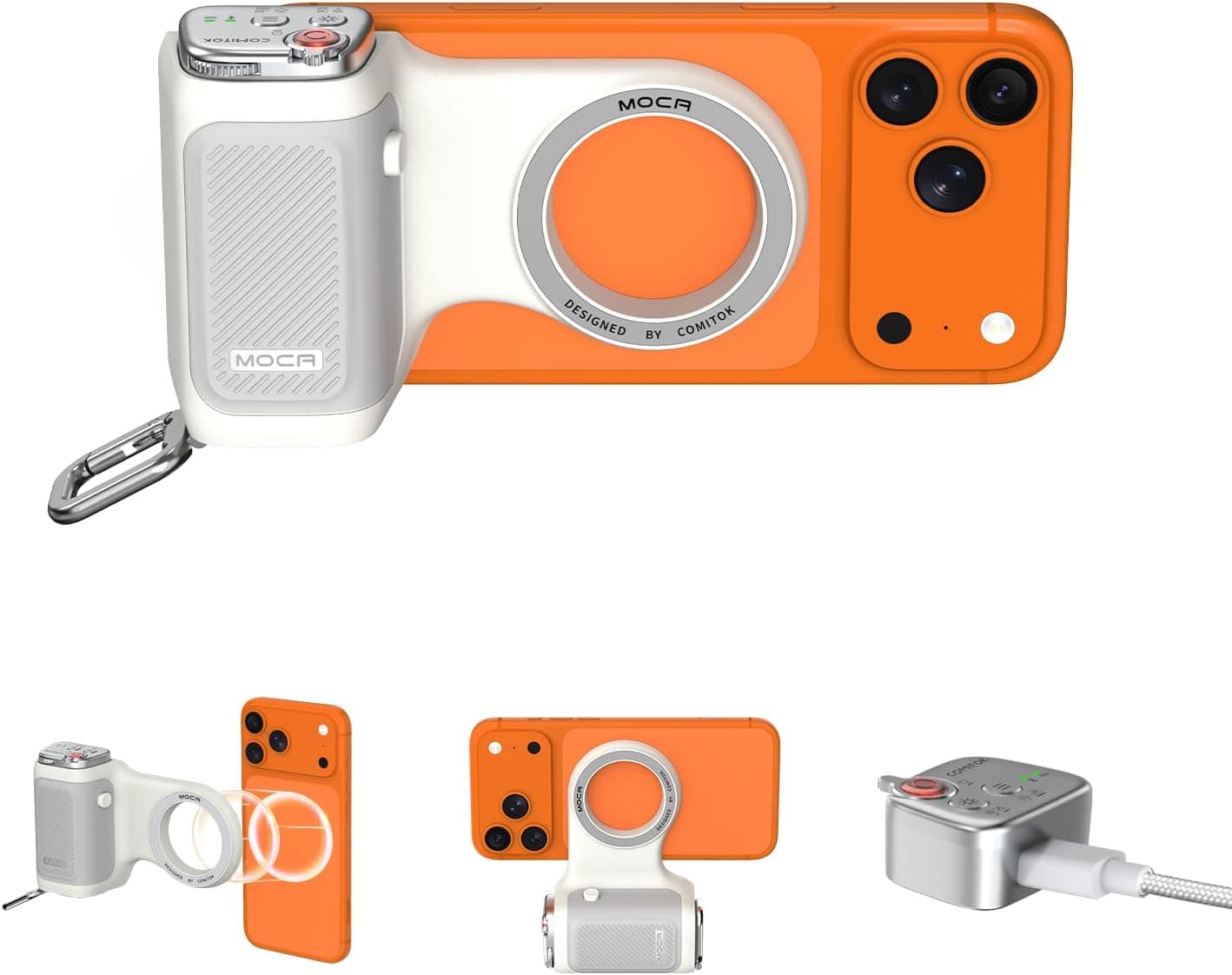 Amazon – COMITOK MOCA Magnetic iPhone Camera Grip w/ Remote -