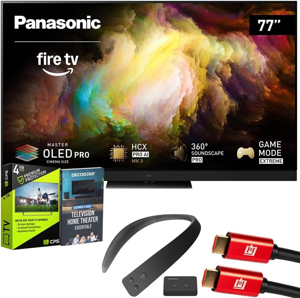Panasonic Z8BAP Z8 77 Inch OLED 4K Smart Fire TV, 144Hz TV