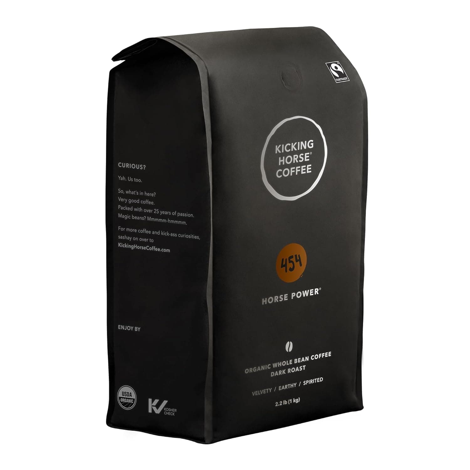 Kicking Horse Coffee, 454 Horse Power, Dark Roast, Whole Bean