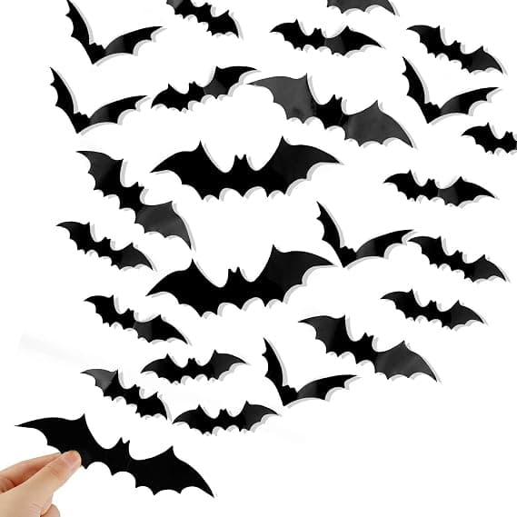 Amazon – DIYASY 120-Pc 3D Bat Wall Decor -