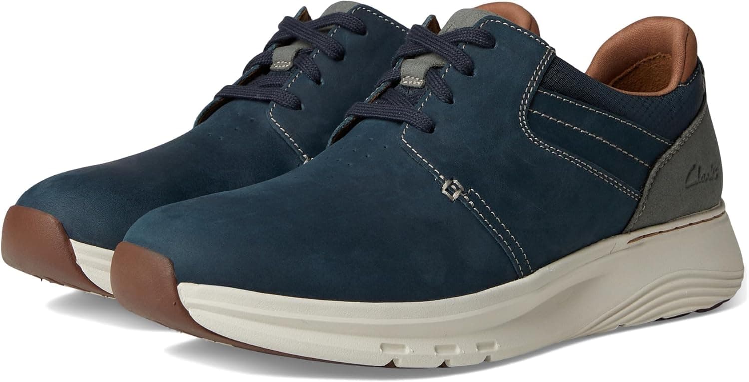 Clarks Collection Men's Motion Trek PT Sneaker, Navy Combi, 12 M US