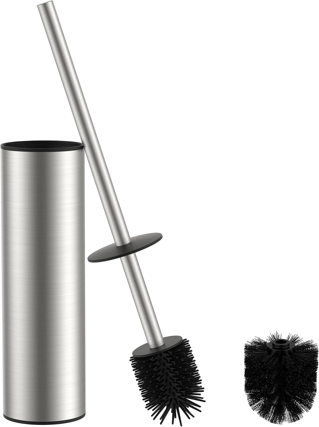 FORIOUS SUS304 Toilet Bowl Cleaner Brush and Holder Set Tall - AC