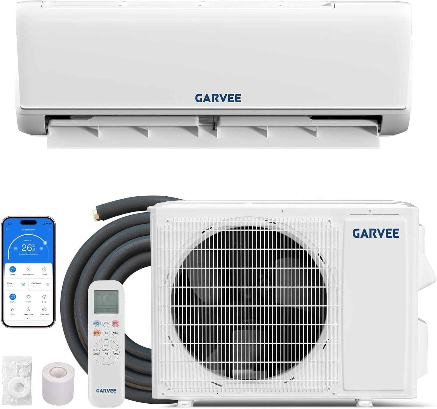 GarveeLife 24000 BTU Ductless Mini Split 230v w/ WiFi at Amazon + FS