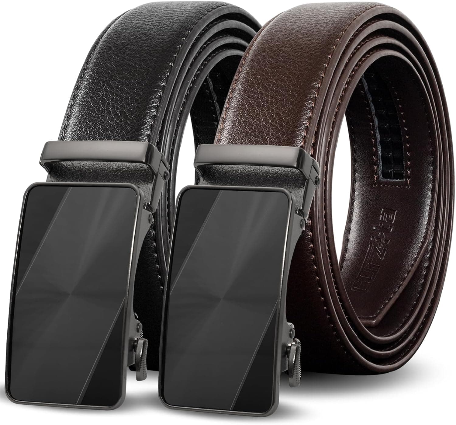 Truyis Leather Ratchet Belts for Men