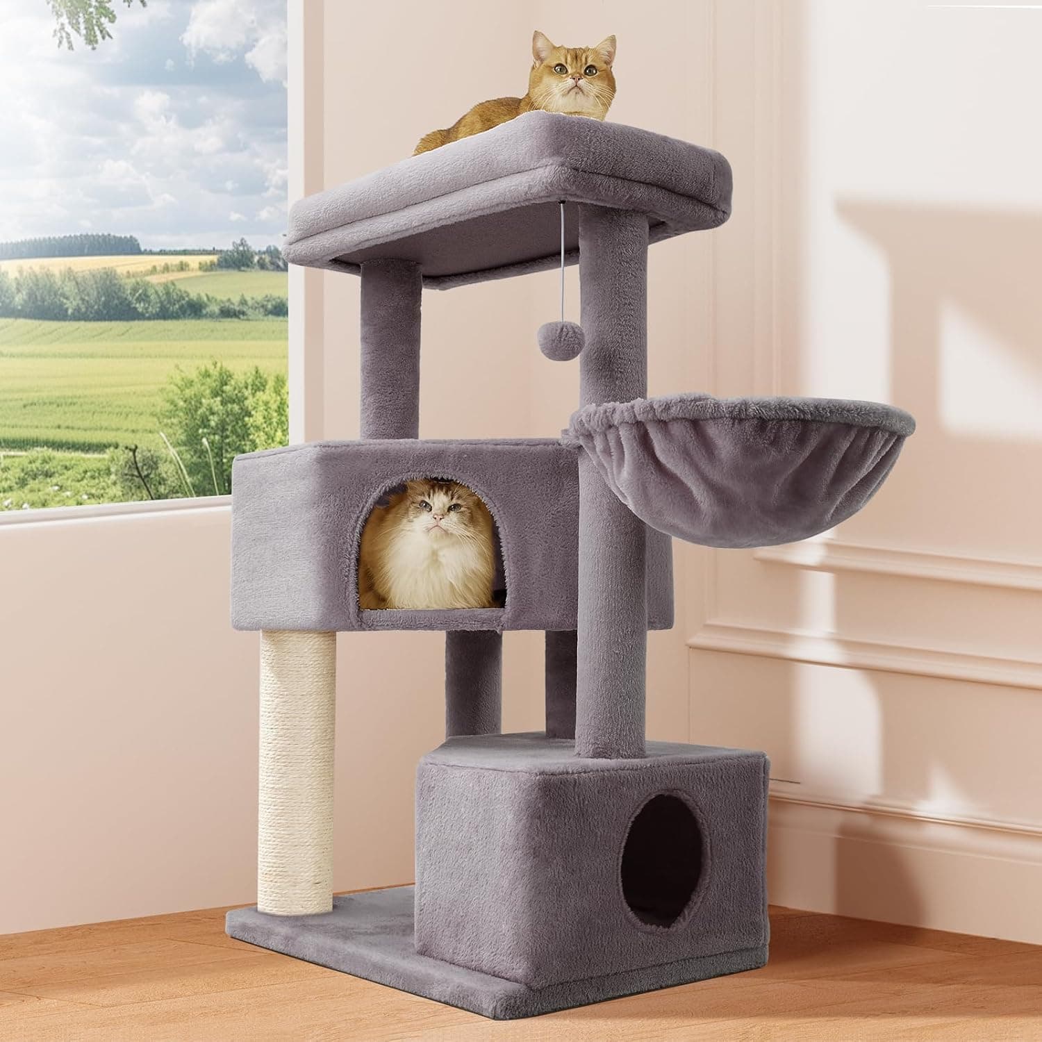 Gardner Pet 41" Cat Tree Tower for Medium & Large Cats (Various Colors) from + Free S&H