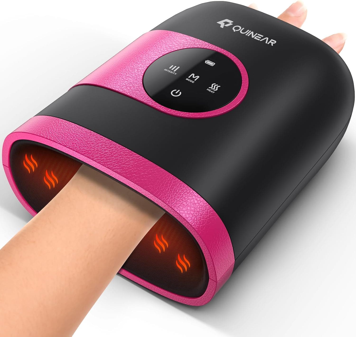 Prime: QUINEAR Hand Massager - Cordless Hand Massager with Heat and Compression