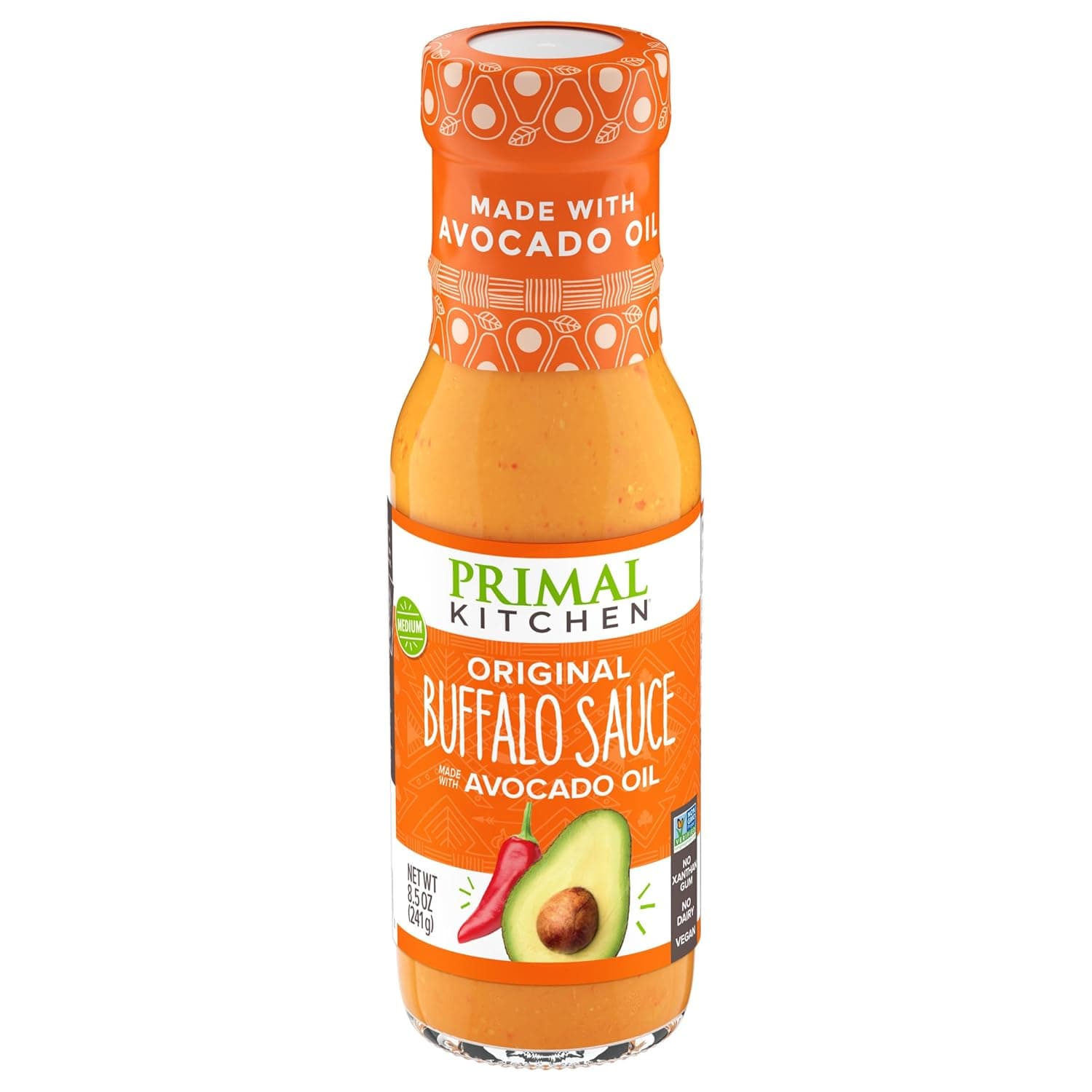 8.5 OZ Primal Kitchen No Dairy Buffalo Sauce + Free S&H