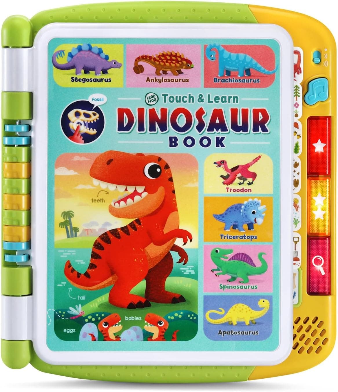 LeapFrog Touch and Learn Dinosaur Book + Free S&H