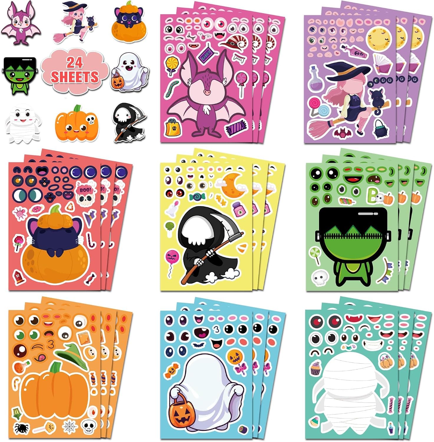 Amazon – Halloween Party Favors & DIY Craft Stickers for Kids -