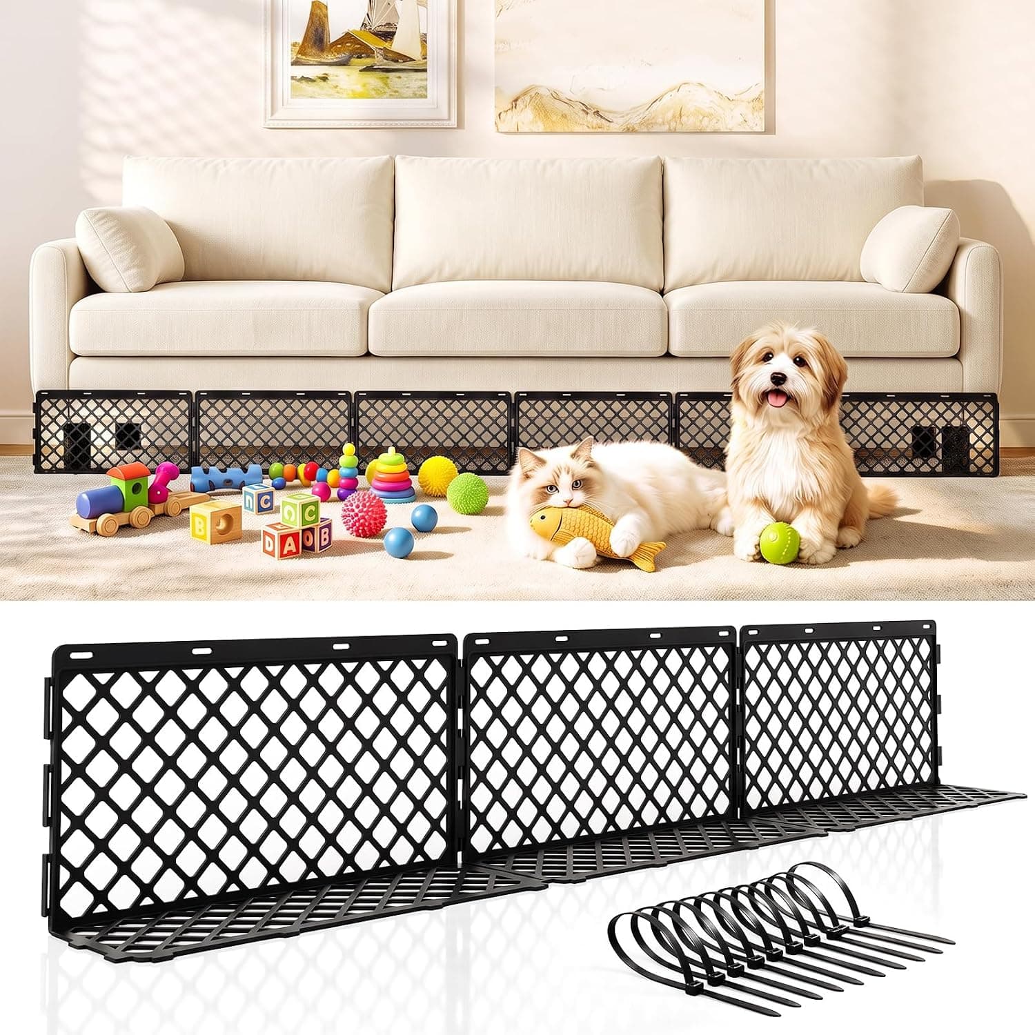 Amazon – Goovilla 12-Pc Under-Couch Pet Blocker -