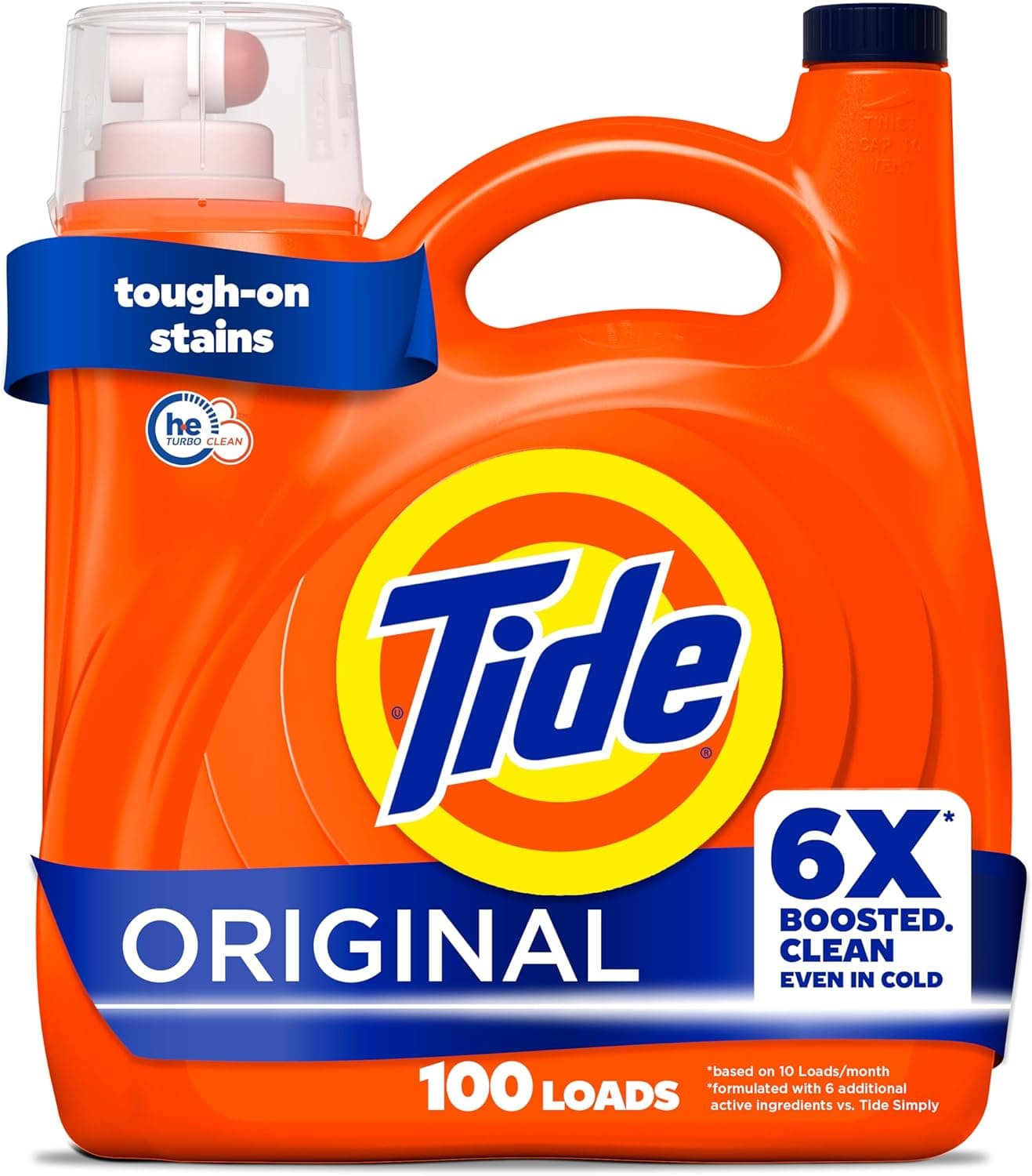AMAZON 4 x 125oz Tide Original Liquid or less after S&S and Promo