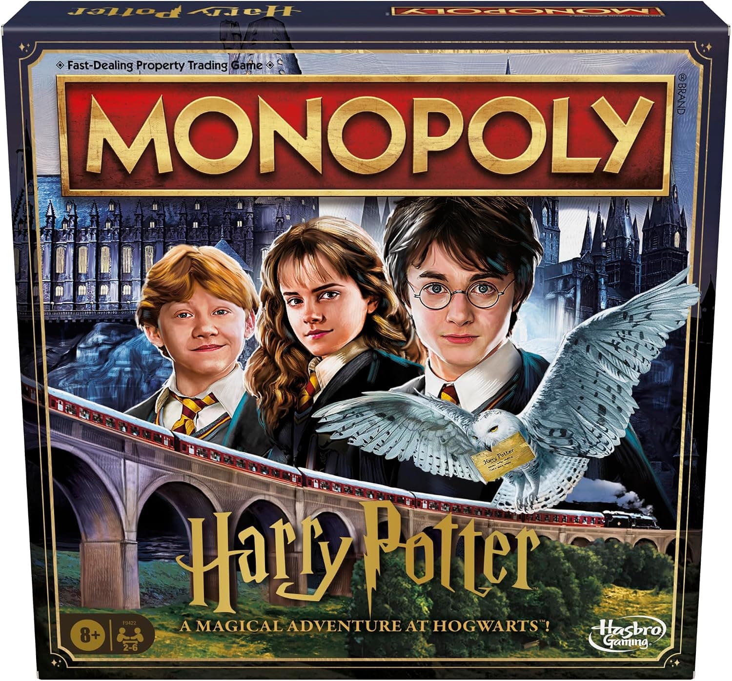 FS Walmart+ or Amazon Prime (or at ) Monopoly Harry Potter Edition Board Game,