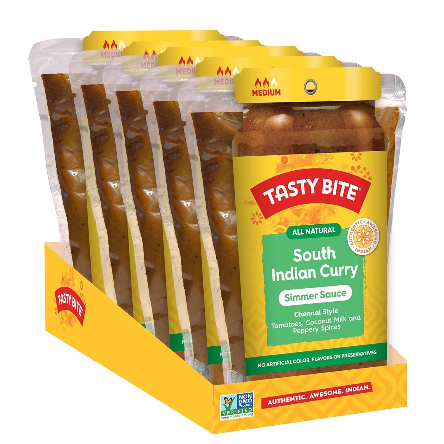 Tasty Bite Chennai South Indian Curry Simmer Sauce, 7