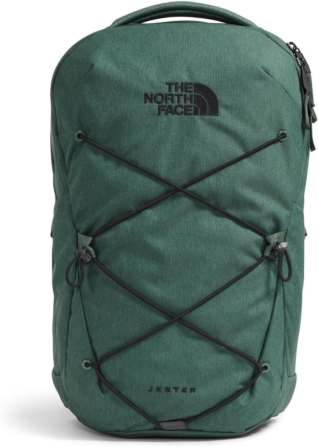 : The North Face Jester Everyday Laptop Backpack 28L Duck Green Dark Heather/TNF Black
